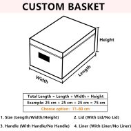 Custom size rattan woven storage baskets with liner and lid,rattan woven storage box, home decor